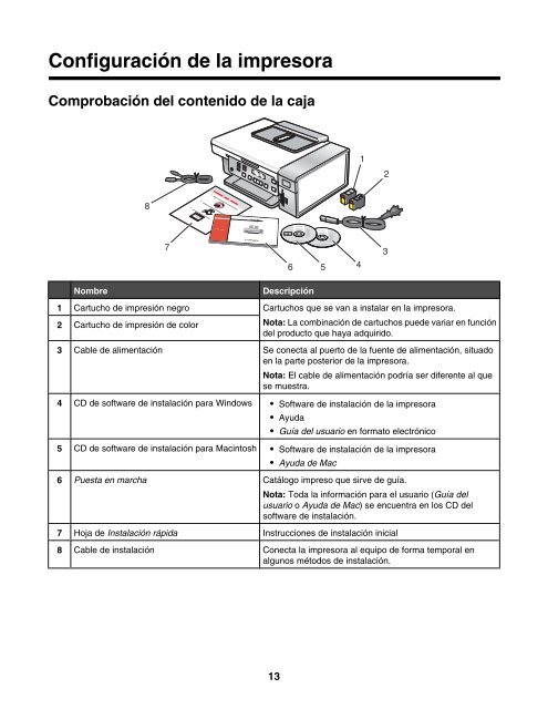 GuÃ­a del usuario - Lexmark