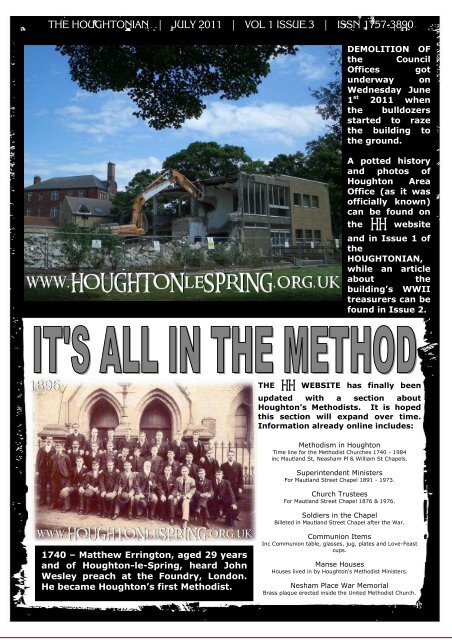 The Houghtonian Magazine Vol 1 Issue 3 - Houghton-le-Spring