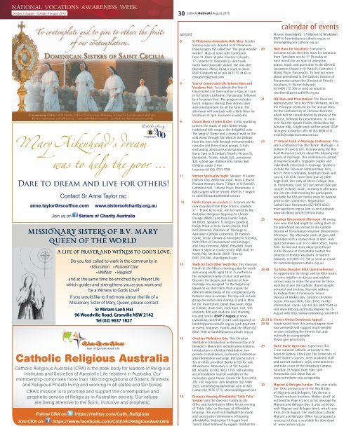 Catholic Outlook August 2015