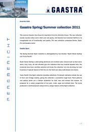 Gaastra Spring/Summer collection 2011