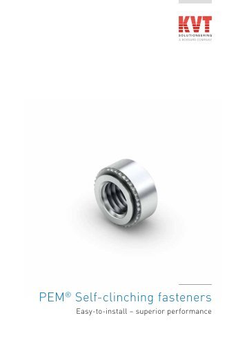 PEM® Self-clinching fasteners - KVT-Fastening Sp. z o.o.