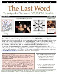 February 2010 - The Last Word Newsletter
