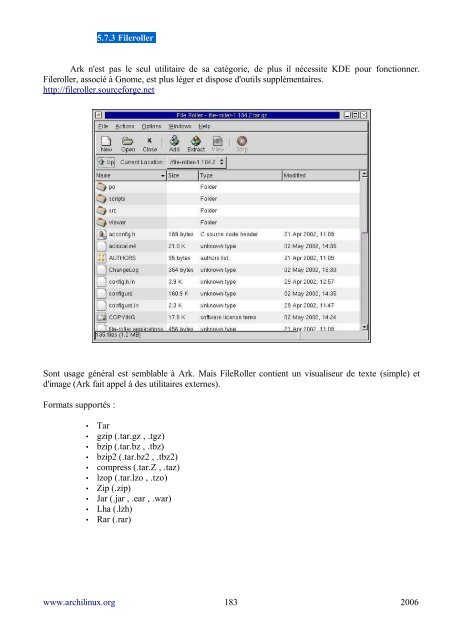 Les Docs d'archi' - Linux-France - EU.org