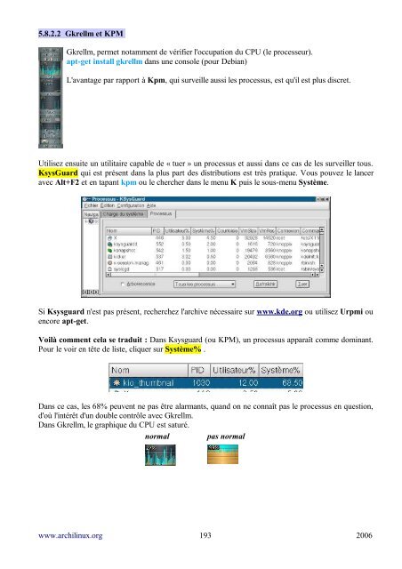 Les Docs d'archi' - Linux-France - EU.org