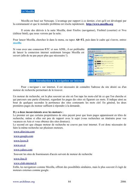 Les Docs d'archi' - Linux-France - EU.org