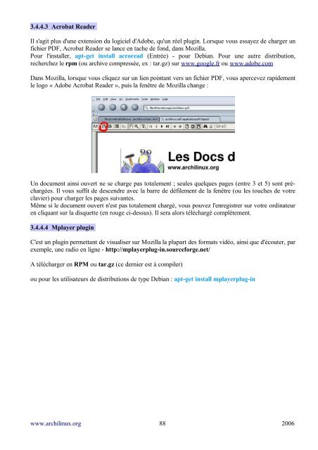 Les Docs d'archi' - Linux-France - EU.org