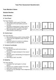 UQ ITEE Peer Assessment Form