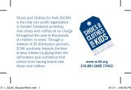 SC4K Elevator Pitch Card - Shoes and Clothes for Kids