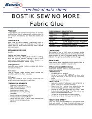 BOSTIK SEW NO MORE Fabric Glue