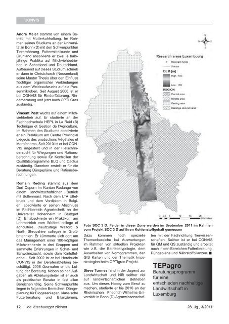 de letzebuerger ziichter 3/2011 - Convis Herdbuch Service Elevage ...