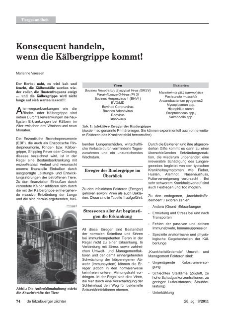 de letzebuerger ziichter 3/2011 - Convis Herdbuch Service Elevage ...