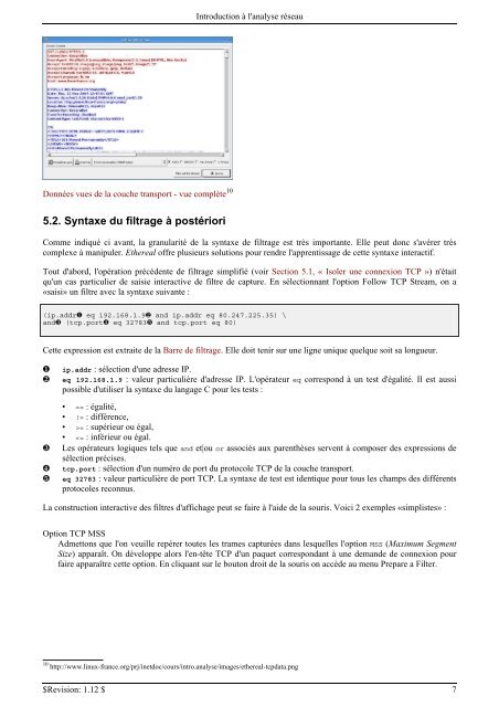 Introduction Ã  l'analyse rÃ©seau - Linux-France