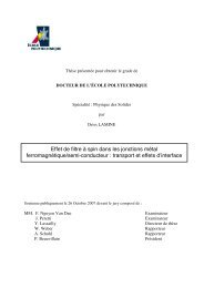 Etudes par microscopie en champ proche des phénomènes de ...