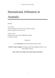 International Arbitration in Australia - Blogs - The University of Sydney
