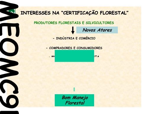 CertificaÃ§Ã£o Florestal - Sociedade Brasileira de Silvicultura