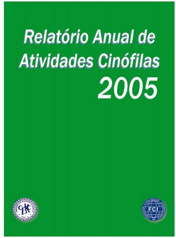 REVISTA 19+relatorio.p65 - ConfederaÃ§Ã£o Brasileira de Cinofilia