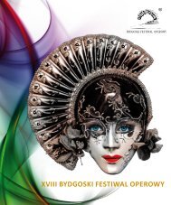 XVIII Bydgoski Festiwal Operowy katalog - Opera Nova
