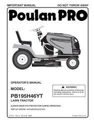 PB195H46YT - Brand New Mowers