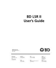 BD LSR II User's Guide