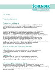 Patientenverfügung - Bestattung - Rainer Schunder