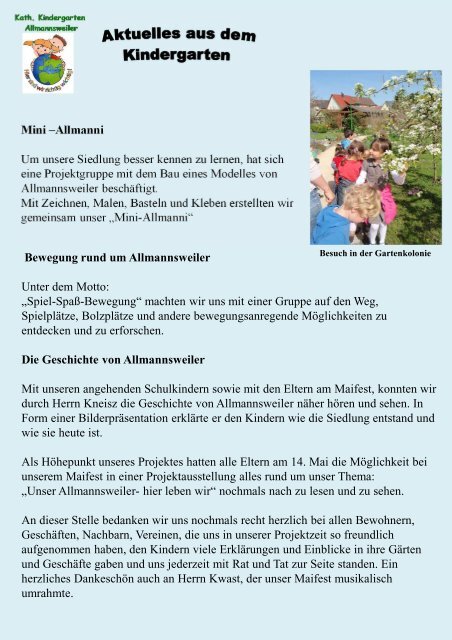 Ausgabe Juni 2011 - Allmannsweiler