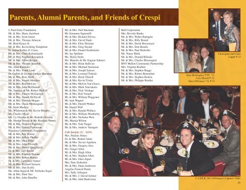 2010 Annual Report - Crespi Carmelite High School