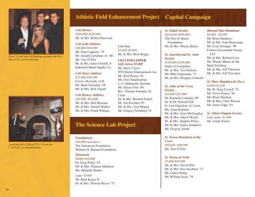 2010 Annual Report - Crespi Carmelite High School