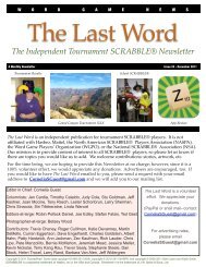 TLW December 2011 - The Last Word Newsletter