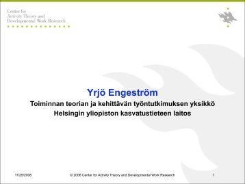 Yrjö Engeström - IT-kouluttajat ry