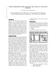 ENERGY PERFORMANCE SIMULATIONS OF THE ... - ibpsa-nvl