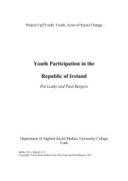 Youth Participation in the Republic of Ireland - Youth Work Ireland