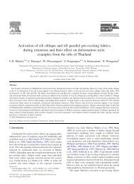 Activation of rift oblique and rift parallel pre-existing fabrics during ...