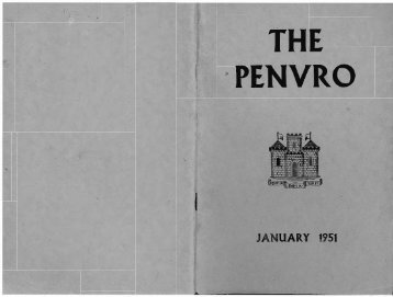 old pupils1 association - Penvro Magazines