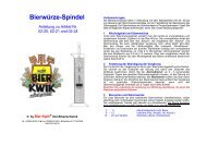 Bierwürze-Spindel - Bier-Kwik