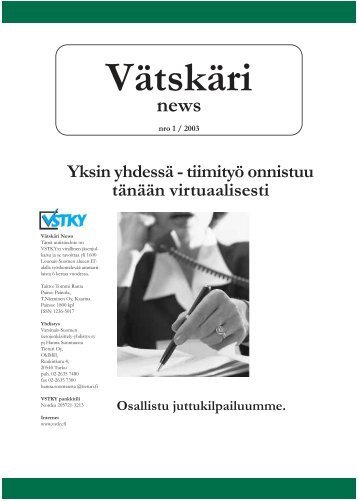 vätskäri - Varsinais-Suomen Tietojenkäsittely-yhdistys ry.