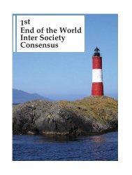 1st End of the World Inter Society Consensus - caccv.org.ar