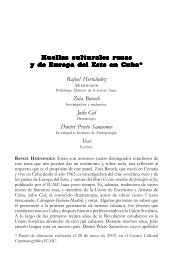 Huellas culturales rusas y de Europa del Este en Cuba - Temas