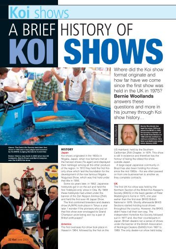 Koi Show History(PDF)