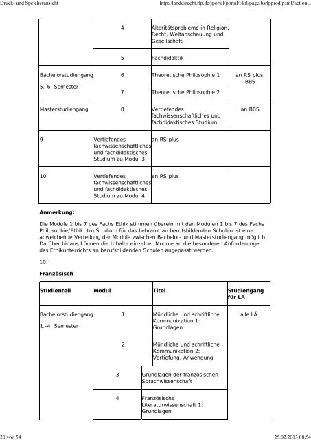 LVO lehramtsbezogener Bachelor-/Master-StudiengÃ¤nge i.d.F. vom ...