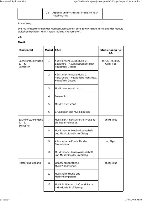 LVO lehramtsbezogener Bachelor-/Master-StudiengÃ¤nge i.d.F. vom ...