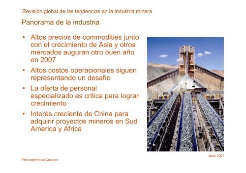 La competitividad en la industria minera Marcos Lima A.