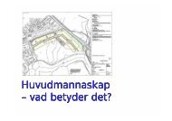 Huvudmannaskap â vad betyder det? vad betyder det?