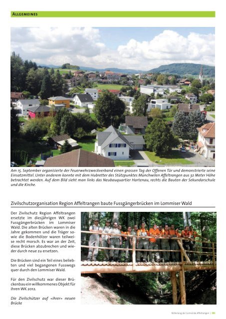 Mitteilungsblatt - Gemeinde Affeltrangen