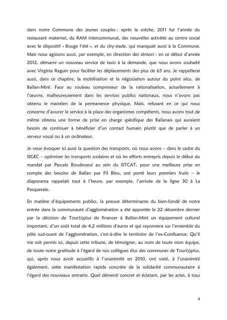 Discours du 27-01-2012 (pdf - 147,22 ko) - Ballan-MirÃ©