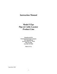 Instruction Manual Model XTpc Pipe & Cable ... - EngineerSupply