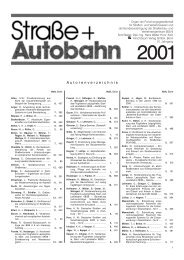 Autorenverzeichnis - Straße und Autobahn