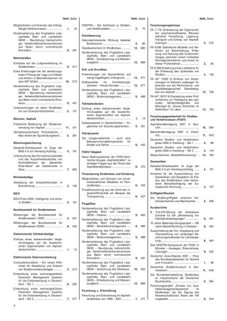 Autorenverzeichnis - Straße und Autobahn