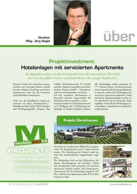 News 2008 - Mandlbauer Bau GmbH