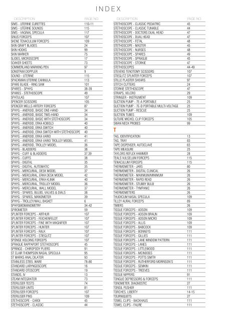 Full Product Catalogue PDF - Richards Medical