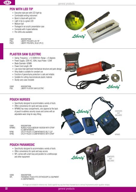 Full Product Catalogue PDF - Richards Medical